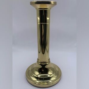 Brass candlestick. (1) Baldwin Brass  USA Candlestick Candle Holder 6.25”